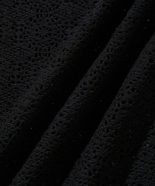 Saturdays NYC（サタデーズ ニューヨークシティ ）の「Gabriel Cotton Mesh Tank（シャツ/ブラウス・メンズ・ブラック/オフホワイト・L/M/S/XL/X-SMALL）」の16枚目の写真