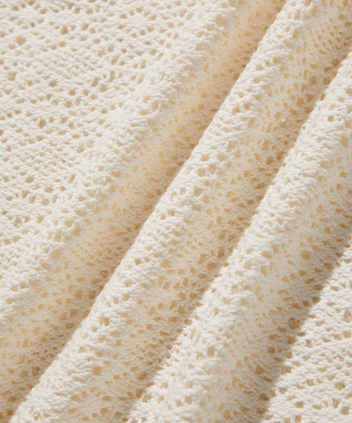 Saturdays NYC（サタデーズ ニューヨークシティ ）の「Gabriel Cotton Mesh Tank（シャツ/ブラウス・メンズ・ブラック/オフホワイト・L/M/S/XL/X-SMALL）」の17枚目の写真