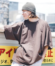 SHAKA（シャカ）の「【SHAKA WEAR/シャカウェア】GARMENT DYE DROP SHOULDER S/S G-DYE_DROP　ヘビーウェイト ビッグシルエット　Tシャツ（Tシャツ/カットソー）」
