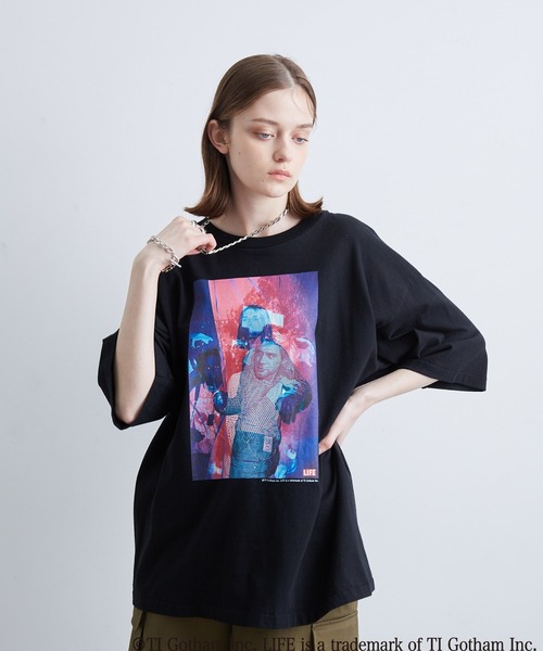 LIFE（ライフ）の「【LIFE別注】photo collage T-shirts / フォトコラージュTシャツ（Tシャツ/カットソー・メンズ・ホワイト系その他3/ホワイト系その他2/ホワイト系その他/ブラック系その他2/ブラック系その他/ブラック・M/L）」の5枚目の写真