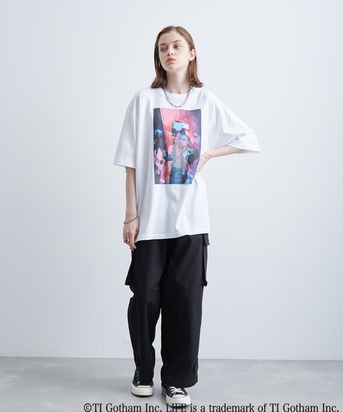 LIFE（ライフ）の「【LIFE別注】photo collage T-shirts / フォトコラージュTシャツ（Tシャツ/カットソー・メンズ・ホワイト系その他3/ホワイト系その他2/ホワイト系その他/ブラック系その他2/ブラック系その他/ブラック・M/L）」の9枚目の写真