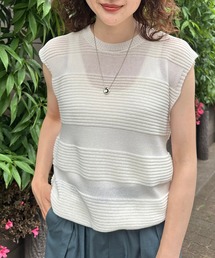 qualite | コットンボーダーニット(ニット/セーター)