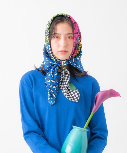 salle de bal（サルデバル）の「スカーフ 大判スカーフ レオパード柄 ヒョウ柄 scarf MEI（バンダナ/スカーフ・レディース・その他1/その他2・FREE）」の3枚目の写真