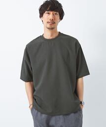 green label relaxing | ドットエアー ヘムコード クルーネック Tシャツ -防シワ・通気性-(Tシャツ/カットソー)