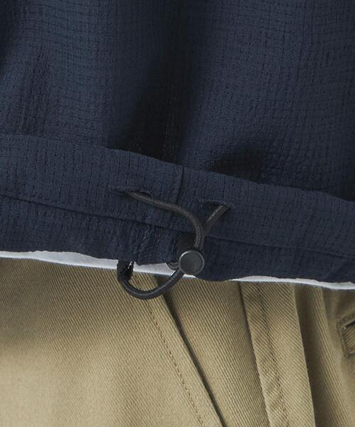 green label relaxing（グリーンレーベルリラクシング）の「ドットエアー ヘムコード クルーネック Tシャツ -防シワ・通気性-（Tシャツ/カットソー・メンズ・グレー/ライトブルー/ネイビー・M/L/XL/S）」の10枚目の写真