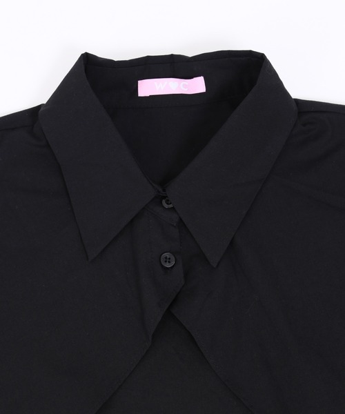 PHILLY(フィリー)の「キャミ×半袖ショートシャツSET(シャツ/ブラウス・レディース・ブラック/ブルー/ホワイト・FREE)」の8枚目の写真