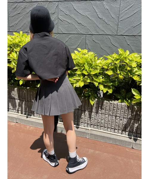 PHILLY(フィリー)の「キャミ×半袖ショートシャツSET(シャツ/ブラウス・レディース・ブラック/ブルー/ホワイト・FREE)」の20枚目の写真