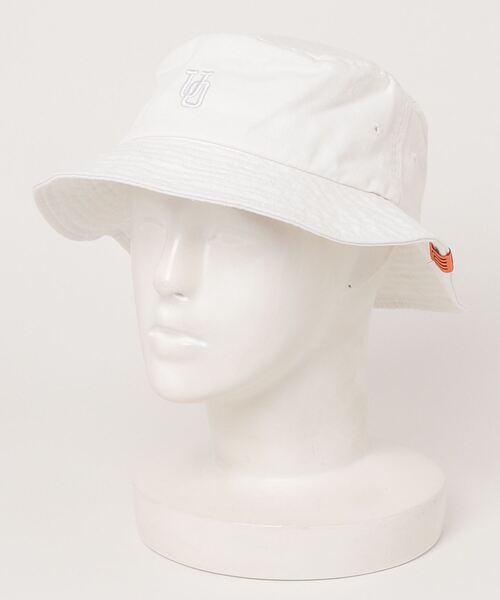 UNIVERSAL OVERALL（ユニバーサルオーバーオール）の「UNIVERSAL OVERALL / UOロゴ刺繍ツイルハット / DS1494（ハット・レディース・グリーン/ブラウン/ホワイト/ブラック/ブルー/グレー/チャコールグレー/ダークグリーン・FREE）」の13枚目の写真