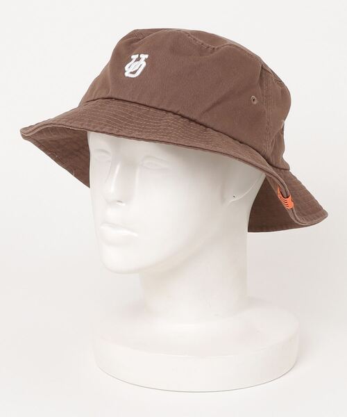 UNIVERSAL OVERALL（ユニバーサルオーバーオール）の「UNIVERSAL OVERALL / UOロゴ刺繍ツイルハット / DS1494（ハット・レディース・グリーン/ブラウン/ホワイト/ブラック/ブルー/グレー/チャコールグレー/ダークグリーン・FREE）」の14枚目の写真