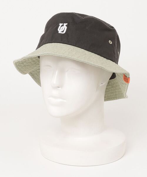 UNIVERSAL OVERALL（ユニバーサルオーバーオール）の「UNIVERSAL OVERALL / UOロゴ刺繍ツイルハット / DS1494（ハット・レディース・グリーン/ブラウン/ホワイト/ブラック/ブルー/グレー/チャコールグレー/ダークグリーン・FREE）」の17枚目の写真