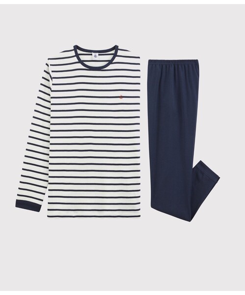 マリニエール長袖パジャマ（ルームウェア/パジャマ）｜PETIT BATEAU（プチバトー）