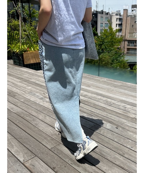 WC（ダブル シー）の「フリルラインデニムスカート（スカート・レディース・ブルー・FREE）」の19枚目の写真