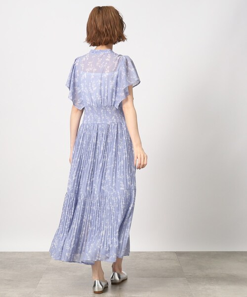 grove（グローブ）の「◆大人の花柄ジョーゼットプリントワンピ（ワンピース・レディース・チャコール/ベージュ系その他4/ブルー系5・02/03/01/05/04）」の14枚目の写真