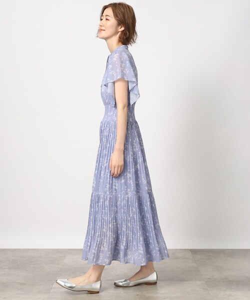 grove（グローブ）の「◆大人の花柄ジョーゼットプリントワンピ（ワンピース・レディース・チャコール/ベージュ系その他4/ブルー系5・02/03/01/05/04）」の17枚目の写真