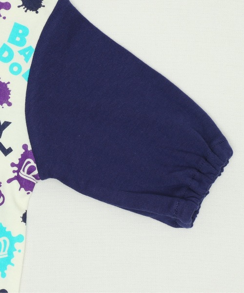BABYDOLL(ベビードール)の「ラクガキ2WAYオール 8529B(肌着・キッズ・ネイビー/ピンク・50-70cm)」の15枚目の写真