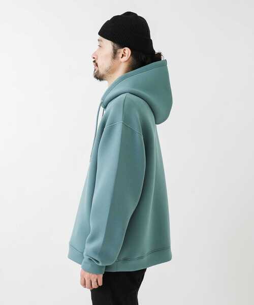 URBAN RESEARCH Sonny Label（アーバンリサーチサニーレーベル）の「ダンボールフーデッドパーカー（パーカー・メンズ・グリーン/ブラック/グレー系その他/ホワイト系その他・MEDIUM/LARGE）」の16枚目の写真