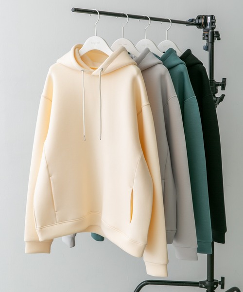 URBAN RESEARCH Sonny Label（アーバンリサーチサニーレーベル）の「ダンボールフーデッドパーカー（パーカー・メンズ・グリーン/ブラック/グレー系その他/ホワイト系その他・MEDIUM/LARGE）」の5枚目の写真