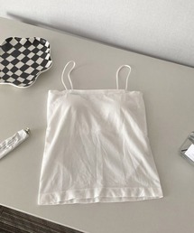 AURORIA/カップ付きチューブキャミソール