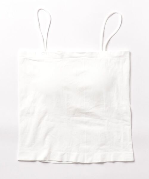 Mayree（メイリー）の「AURORIA/カップ付きチューブキャミソール（キャミソール・レディース・ブラック/グレー/グリーン/ホワイト/ブラウン・FREE）」の15枚目の写真