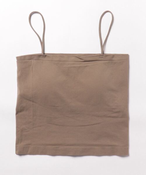 Mayree（メイリー）の「AURORIA/カップ付きチューブキャミソール（キャミソール・レディース・ブラック/グレー/グリーン/ホワイト/ブラウン・FREE）」の17枚目の写真