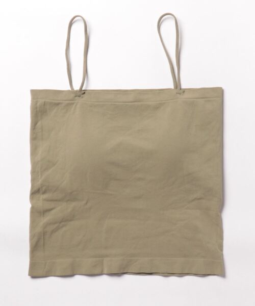 Mayree（メイリー）の「AURORIA/カップ付きチューブキャミソール（キャミソール・レディース・ブラック/グレー/グリーン/ホワイト/ブラウン・FREE）」の18枚目の写真