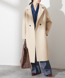 HARRIS WHARF LONDON | 別注【HARRIS WHARF LONDON】dropped shoulder d.b. coat pr:コート(その他アウター)
