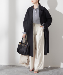 HARRIS WHARF LONDON | 別注【HARRIS WHARF LONDON】dropped shoulder d.b. coat pr:コート(その他アウター)