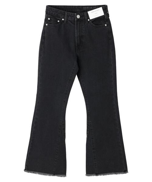 AMERICAN HOLIC(アメリカンホリック)の「マチ付きフレアデニム(デニムパンツ・レディース・ブラック・S/XS/L/M)」の20枚目の写真
