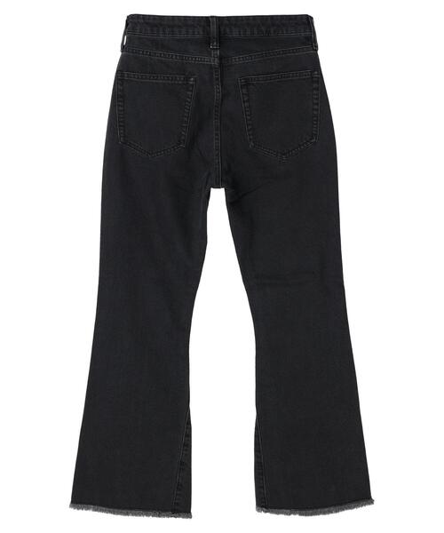 AMERICAN HOLIC(アメリカンホリック)の「マチ付きフレアデニム(デニムパンツ・レディース・ブラック・S/XS/L/M)」の21枚目の写真