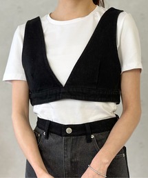 デニムビスチェ/セットアップ可