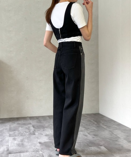 Per sist ence（パーシエンス）の「デニムビスチェ/セットアップ可（ベスト・レディース・ブラック/ブルー/インディゴブルー/グレー・FREE）」の15枚目の写真