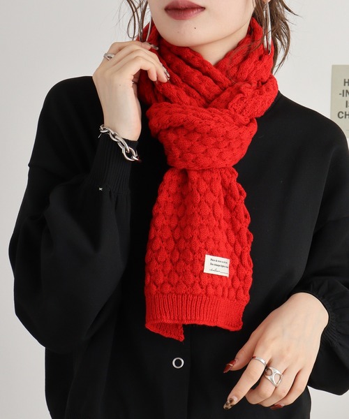 【ぽこぽこ感がキュートで暖かい】CHANEL マフラー もこもこが可愛い【CHANEL】イヤーマフラー ギフトにも 希少