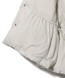PaDD（パッド）の「PaDD / ペプラムダウンベスト（ダウンベスト）」 - WEAR