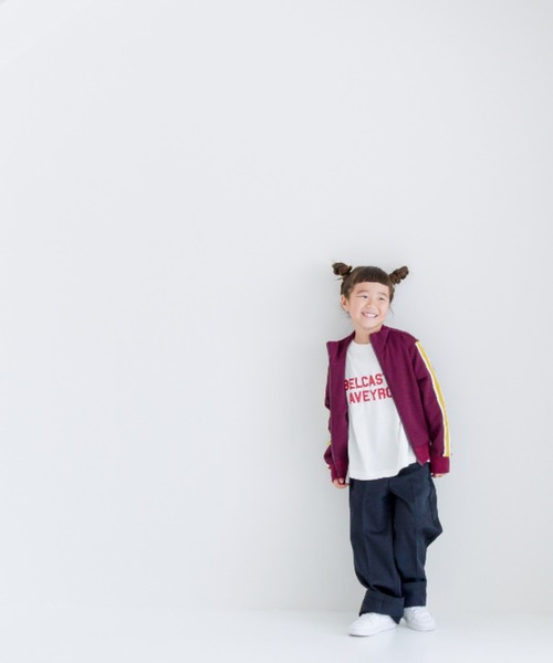 LOWRYS FARM（ローリーズファーム）の「オリジナルロゴプリントＴシャツロングスリーブ　966709（Tシャツ/カットソー・キッズ・グレー系その他/グレー/ホワイト/オフホワイト・140cm/130cm/150cm/110cm/120cm）」の6枚目の写真