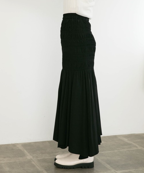 KBF(ケイビーエフ)の「ランダムシャーリングスカート(スカート・レディース・ブラック/オフホワイト・ONE)」の19枚目の写真