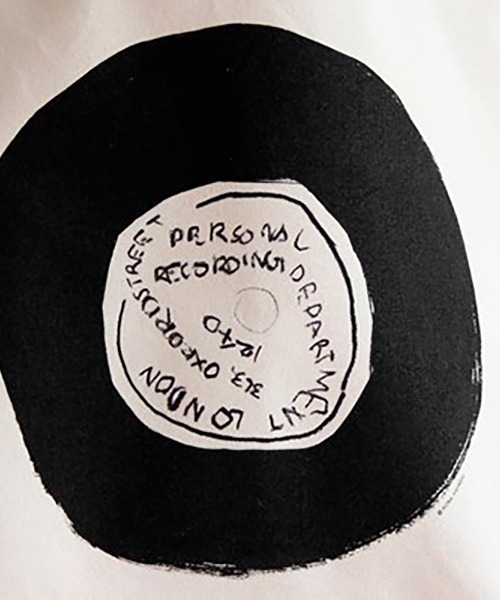 DO Original(ドー オリジナル)の「レコードトート(トートバッグ・レディース・アイボリー・FREE)」の2枚目の写真