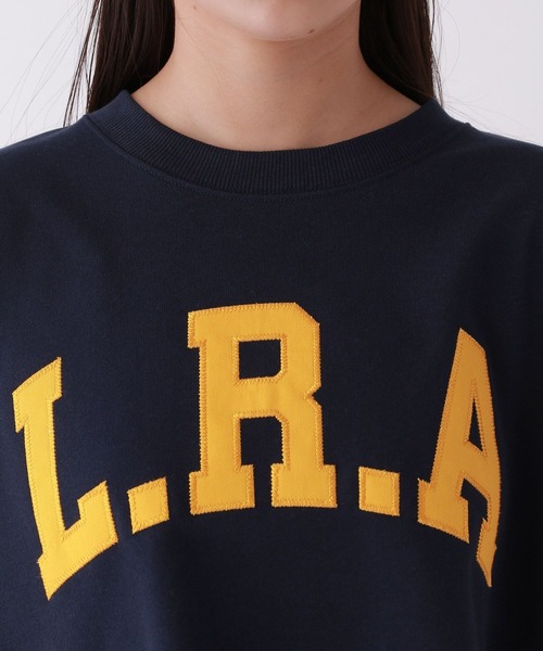 repipi armario（レピピ アルマリオ）の「カレッジショートスウェット（スウェット・キッズ・グレー/パープル/ネイビー/ホワイト/グリーン・MEDIUM/LARGE/SMALL）」の14枚目の写真