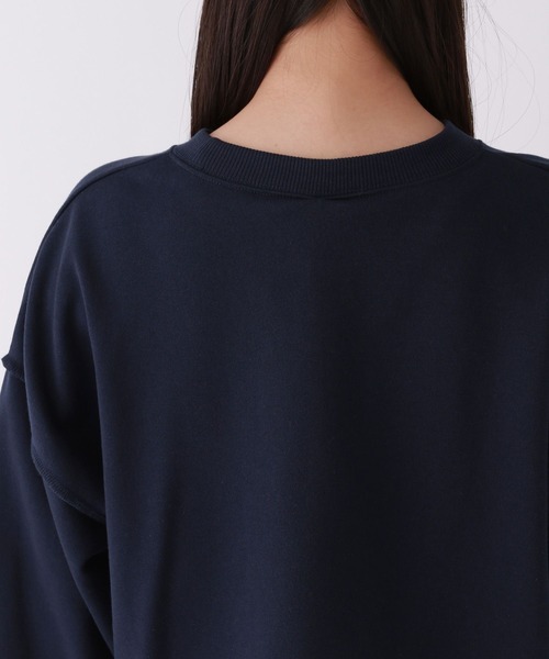 repipi armario（レピピ アルマリオ）の「カレッジショートスウェット（スウェット・キッズ・グレー/パープル/ネイビー/ホワイト/グリーン・MEDIUM/LARGE/SMALL）」の17枚目の写真