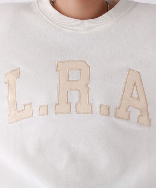 repipi armario（レピピ アルマリオ）の「カレッジショートスウェット（スウェット・キッズ・グレー/パープル/ネイビー/ホワイト/グリーン・MEDIUM/LARGE/SMALL）」の19枚目の写真