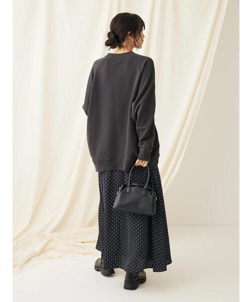 CRAFT STANDARD BOUTIQUE(クラフトスタンダードブティック)の「プリント裏毛ビッグプルオーバー(Tシャツ/カットソー・レディース・ブラウン/チャコールグレー/ネイビー・FREE)」の19枚目の写真
