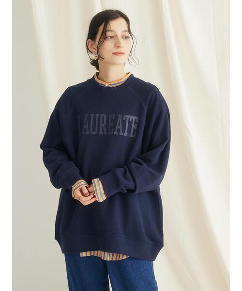CRAFT STANDARD BOUTIQUE(クラフトスタンダードブティック)の「プリント裏毛ビッグプルオーバー(Tシャツ/カットソー・レディース・ブラウン/チャコールグレー/ネイビー・FREE)」の13枚目の写真