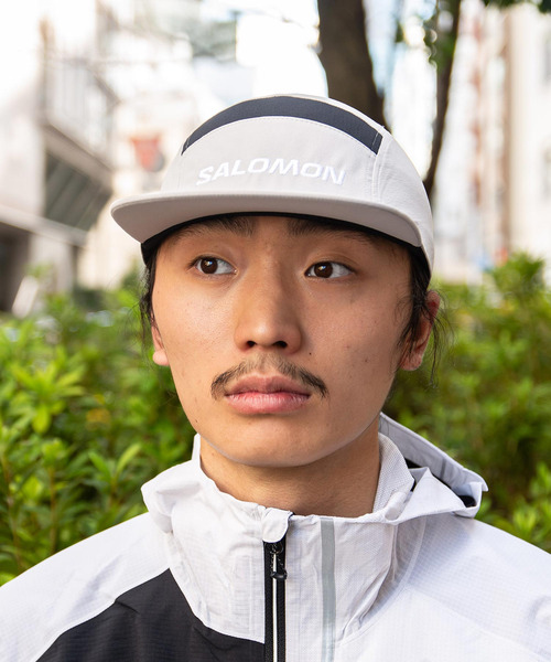 SALOMON(サロモン)の「SALOMON RUNLIFE CAP ASH / サロモン ランライフキャップ(キャップ・メンズ・グレー・ONE SIZE)」の2枚目の写真
