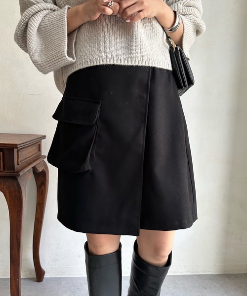 DouDou（ドゥドゥ）の「カーゴミニスカート（スカート）」 - WEAR 