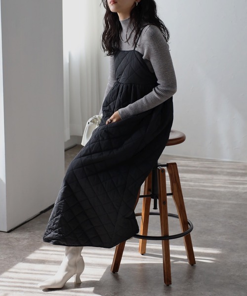 【新品•未使用】kastaneキルティングキャミワンピース キルティングキャミワンピース（ワンピース）｜Bonjour Sagan