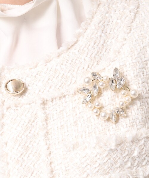 SHOO・LA・RUE（シューラルー）の「◆【セレモニー】リーフリースブローチ（ブローチ/コサージュ・レディース・シルバー/ゴールド・00）」の7枚目の写真