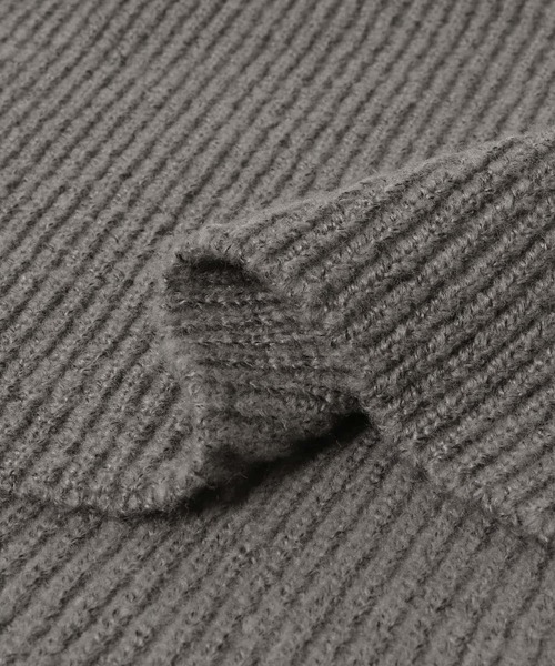 SENSE OF PLACE by URBAN RESEARCH（センスオブプレイスバイアーバンリサーチ）の「サイドスリットネックウォーマー（ネックウォーマー/スヌード・レディース・ブラック/グレー・ONE）」の20枚目の写真