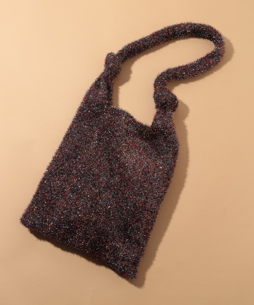 Casselini(キャセリーニ)の「【Casselini】グリッターラメトートバッグ 233-110508(トートバッグ・レディース・パープル/ホワイト/シルバー・FREE)」の2枚目の写真