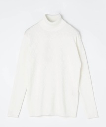 HIDEAWAYS NICOLE | アーガイルJQ×リブ編みタートルネックニット(ニット/セーター)