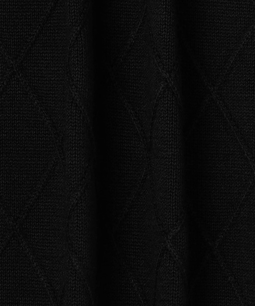 HIDEAWAYS NICOLE（ハイダウェイニコル）の「アーガイルJQ×リブ編みタートルネックニット（ニット/セーター・メンズ・ブラック/オフホワイト/ボルドー/モカ・MEDIUM/LARGE/X-LARGE）」の11枚目の写真