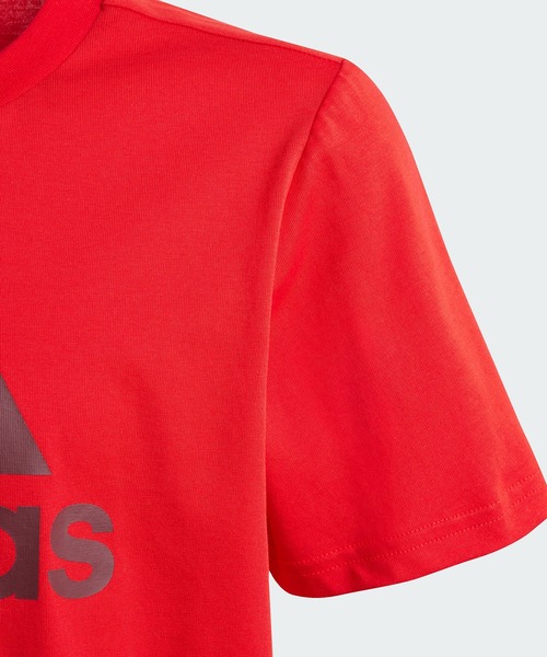 adidas(アディダス)の「エッセンシャルズ ビッグロゴ コットン半袖Tシャツ / アディダス adidas(Tシャツ/カットソー・キッズ・ブラック/ホワイト/レッド・140/150/130/160)」の19枚目の写真
